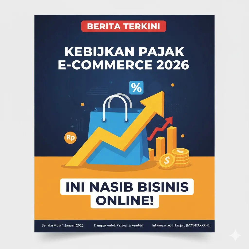 Kebijakan Pajak E-commerce 2026 mencapai 10%
