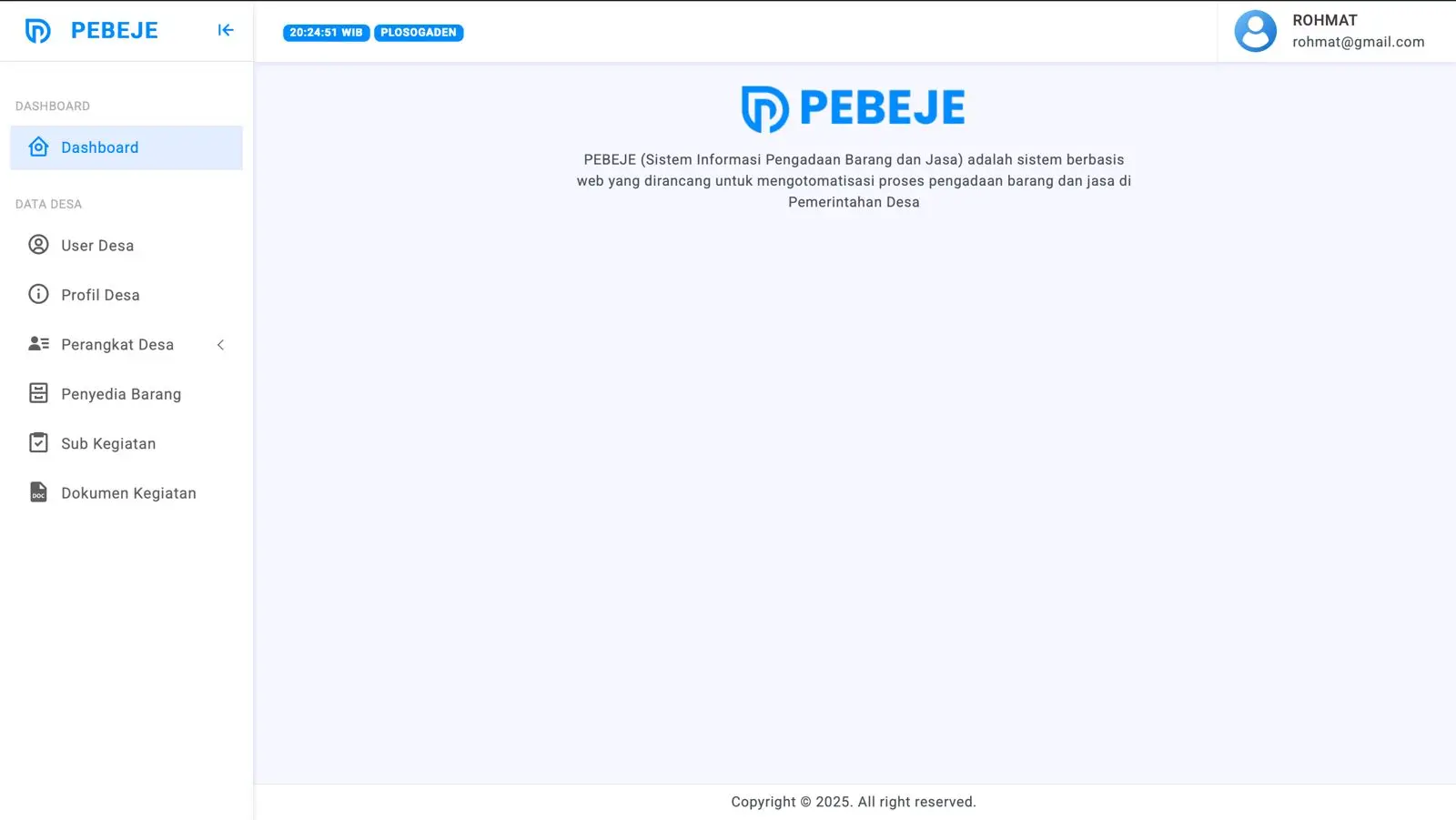 Website Pebeje