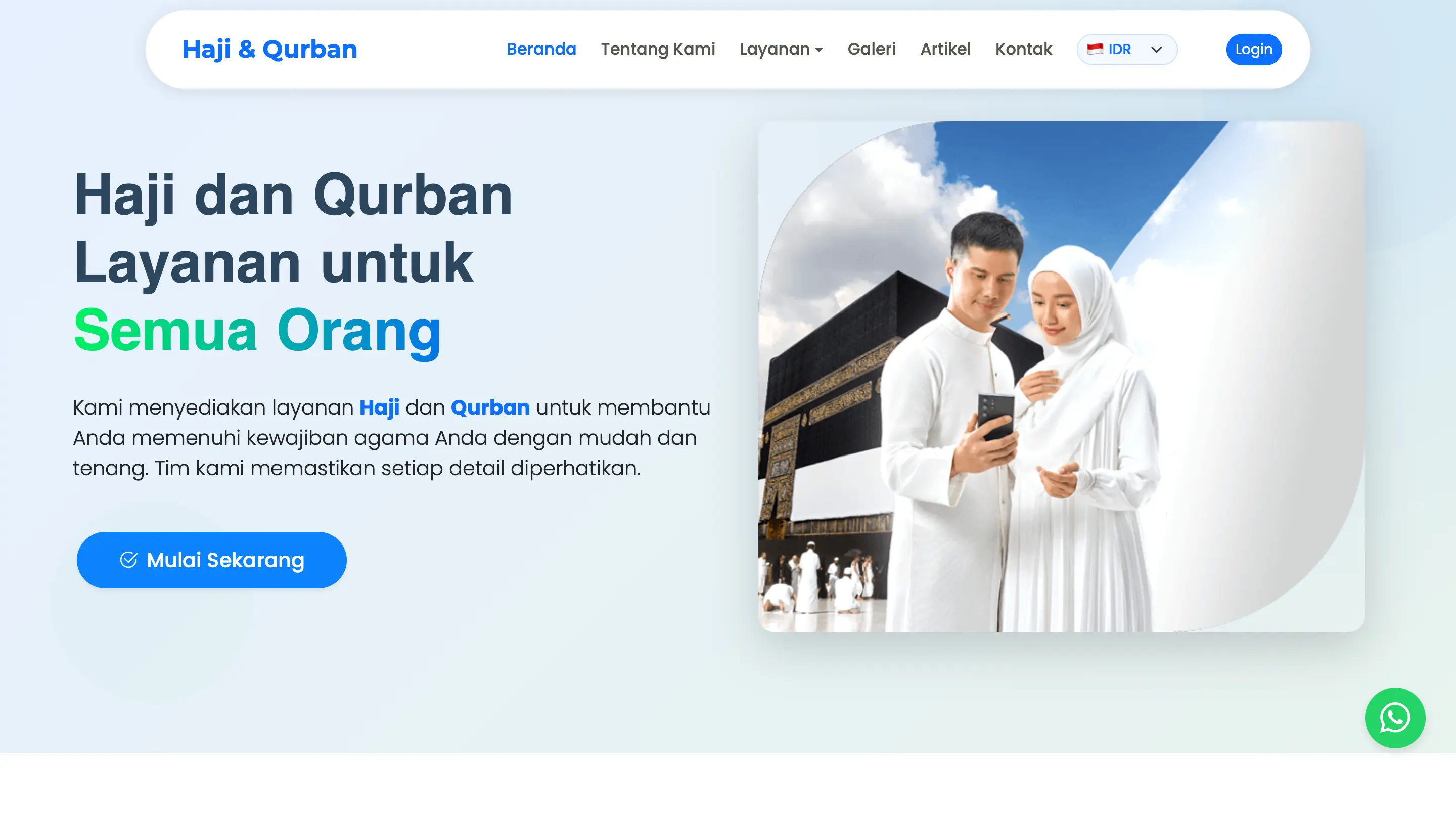 Website Haji Qurban Makkah